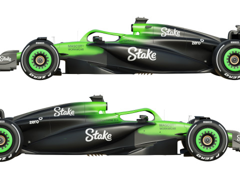 F1 Stake Sauber C45 2025 3D-Modell