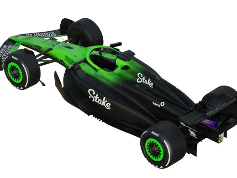 Estaca F1 Sauber C45 2025 Modelo 3D