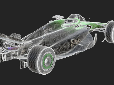 Estaca F1 Sauber C45 2025 Modelo 3D