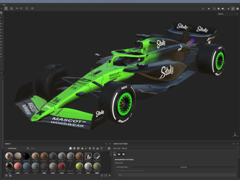 Estaca F1 Sauber C45 2025 Modelo 3D