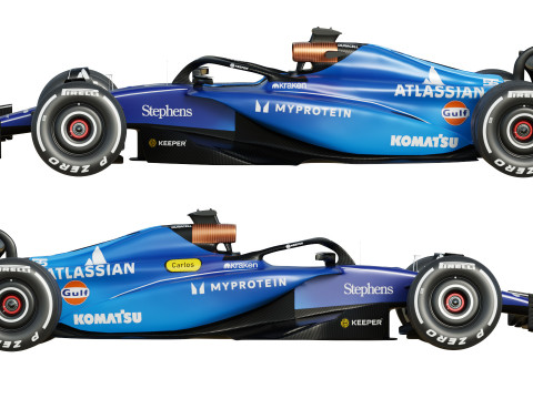 F1 Williams FW47 2025 Modelo 3D