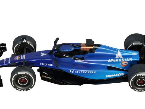 F1 Williams FW47 2025 Modelo 3D