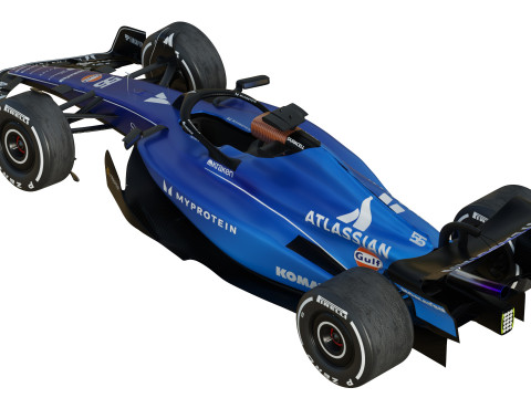 F1 Williams FW47 2025 Modelo 3D