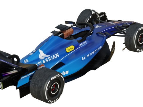 F1 Williams FW47 2025 Modelo 3D