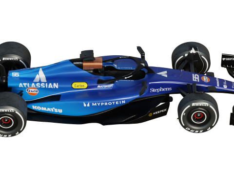 F1 Williams FW47 2025 Modelo 3D