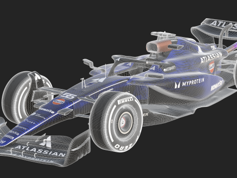 F1 Williams FW47 2025 Modelo 3D
