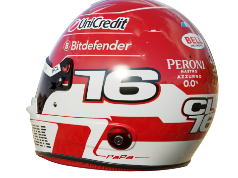 F1 Charles Leclerc Helmet 2025 3D 모델