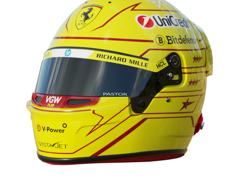 F1 Lewis Hamilton Helmet 2025 3D Model