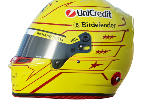 Capacete Lewis Hamilton F1 2025 Modelo 3D