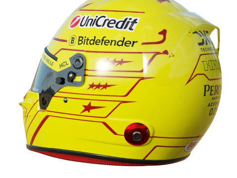 Capacete Lewis Hamilton F1 2025 Modelo 3D