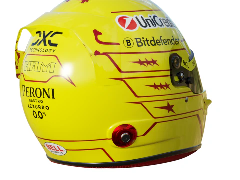 Capacete Lewis Hamilton F1 2025 Modelo 3D