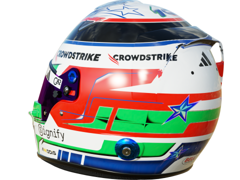 F1 Andrea Kimi Antonelli Helmet 2025 3D Model