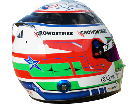 F1 Andrea Kimi Antonelli Helmet 2025 3D Model