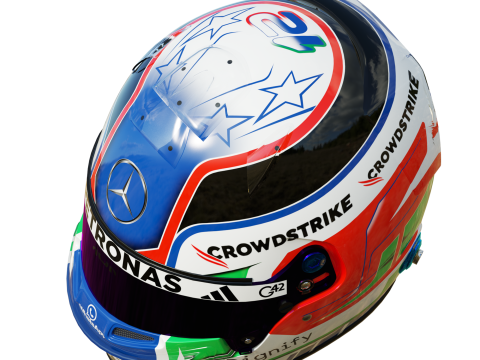 F1 Andrea Kimi Antonelli Helmet 2025 3D Model