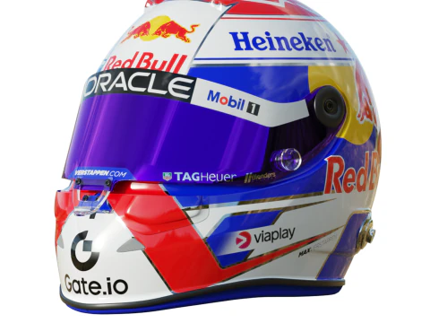 Casco F1 Max Verstappen 2025 Modelo 3D
