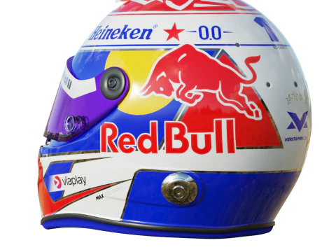 Casco F1 Max Verstappen 2025 Modelo 3D