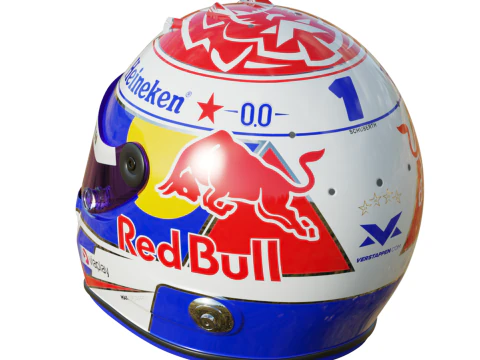 Casco F1 Max Verstappen 2025 Modelo 3D