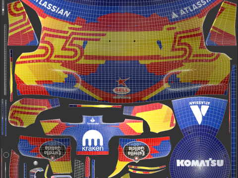 F1 Carlos Sainz Helmet 2025 Modello 3D