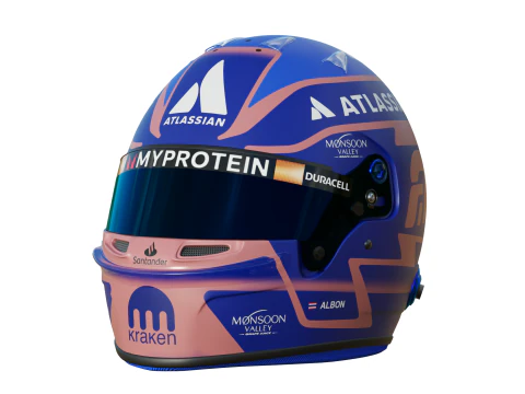 F1 Williams Team Helme 2025 3D Modell