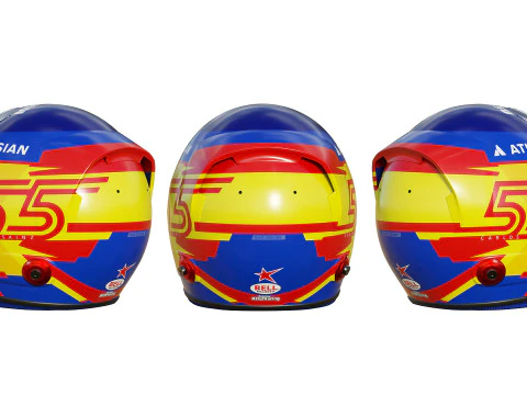 F1 Williams Team Helme 2025 3D Modell