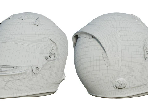 F1 Williams Team Helme 2025 3D Modell