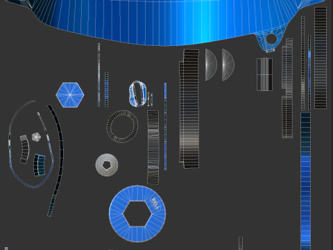 F1 Williams Team Helme 2025 3D Modell