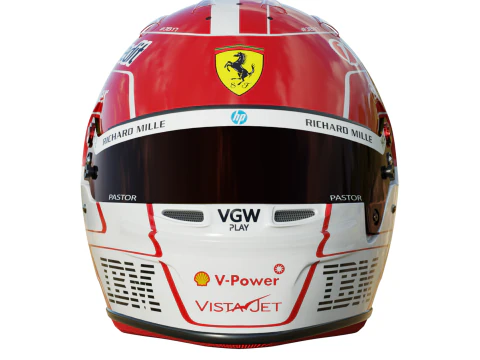 Caschi F1 Ferrari Team 2025 Modello 3D