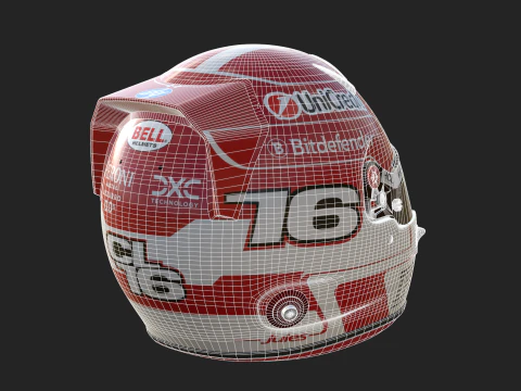 Caschi F1 Ferrari Team 2025 Modello 3D