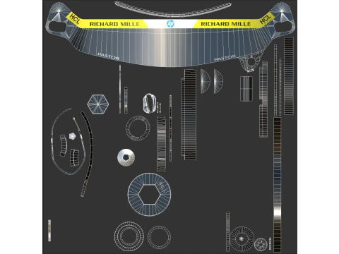 Caschi F1 Ferrari Team 2025 Modello 3D