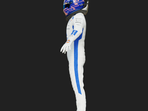 F1 Williams Race Suit 2025 3D Модель