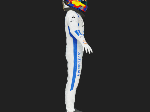 F1 Williams Race Suit 2025 3D Модель