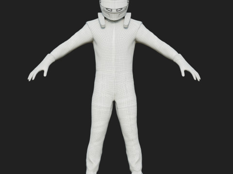 F1 Williams Race Suit 2025 3D Модель