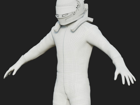 F1 Williams Race Suit 2025 3D Модель