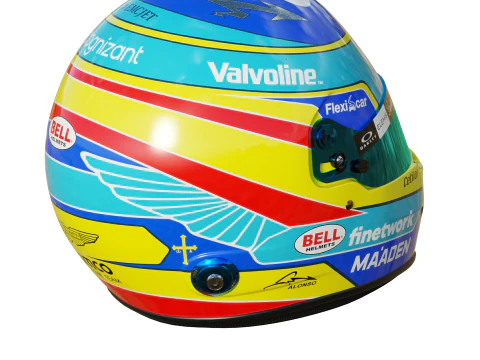 F1 Fernando Alonso Helmet 2025 3D Model