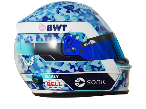 F1 Pierre Gasly Helmet 2025 Modelo 3D