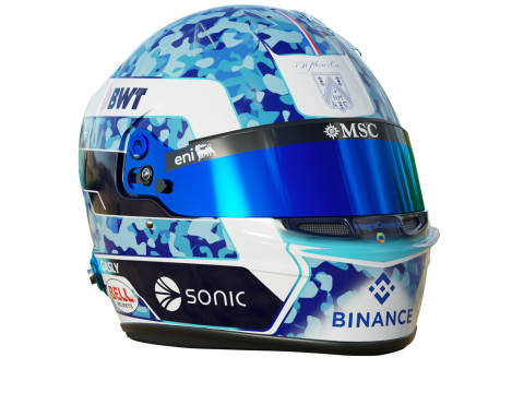 F1 Pierre Gasly Helmet 2025 Modelo 3D