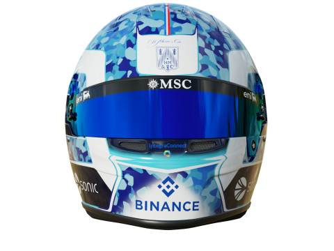 F1 Pierre Gasly Helmet 2025 Modelo 3D