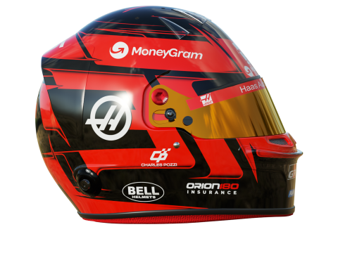 F1 Esteban Ocon Helmet 2025 3D Модель