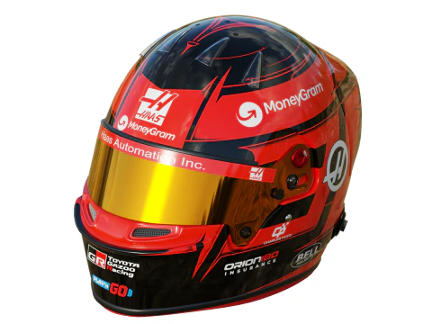 Casco F1 Esteban Ocon 2025 Modello 3D