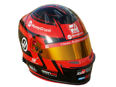 Casco F1 Esteban Ocon 2025 Modello 3D