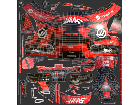 F1 Esteban Ocon Helmet 2025 3D Модель