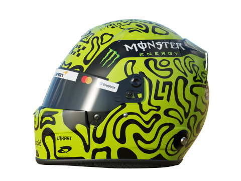 F1 Lando Norris Helmet 2025 3D Модель