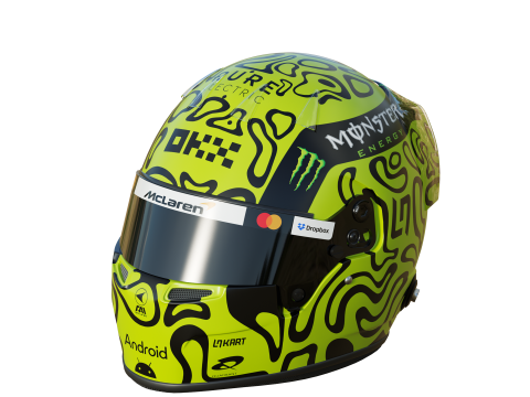 F1 Lando Norris Helmet 2025 3D Модель