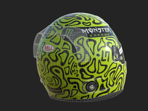 F1 Lando Norris Helmet 2025 3D Модель
