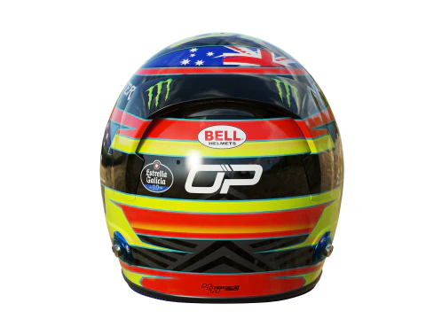 Casco F1 Oscar Piastri 2025 Modello 3D