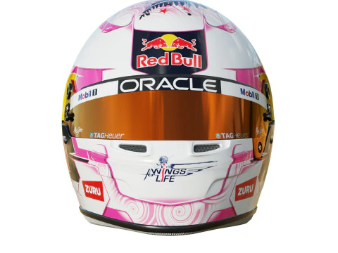 Casco F1 Liam Lawson 2025 Modello 3D