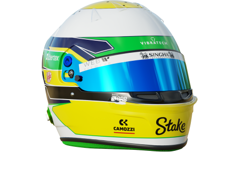 F1 Gabriel Bortoletto Helmet 2025 3D Model