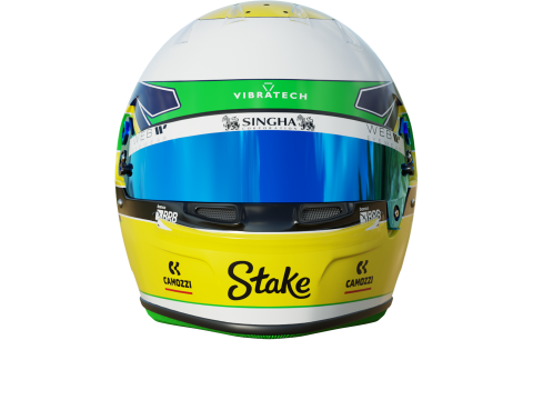 F1 Gabriel Bortoletto Helmet 2025 3D Model