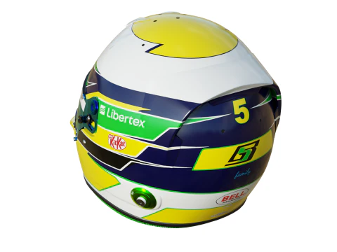 F1 Gabriel Bortoletto Helmet 2025 3D Model