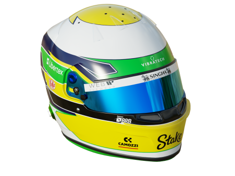 F1 Gabriel Bortoletto Helmet 2025 3D Model